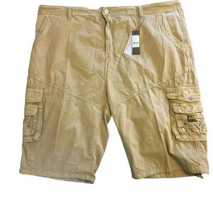 GALAXY Men’s Khaki Cargo Outdoor Casual Hiking Shorts Size 46 NWT
